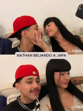 Nathan beijando a Japinha 😯 #nathanpereira #zago #sabrinatakeushi #fyp 