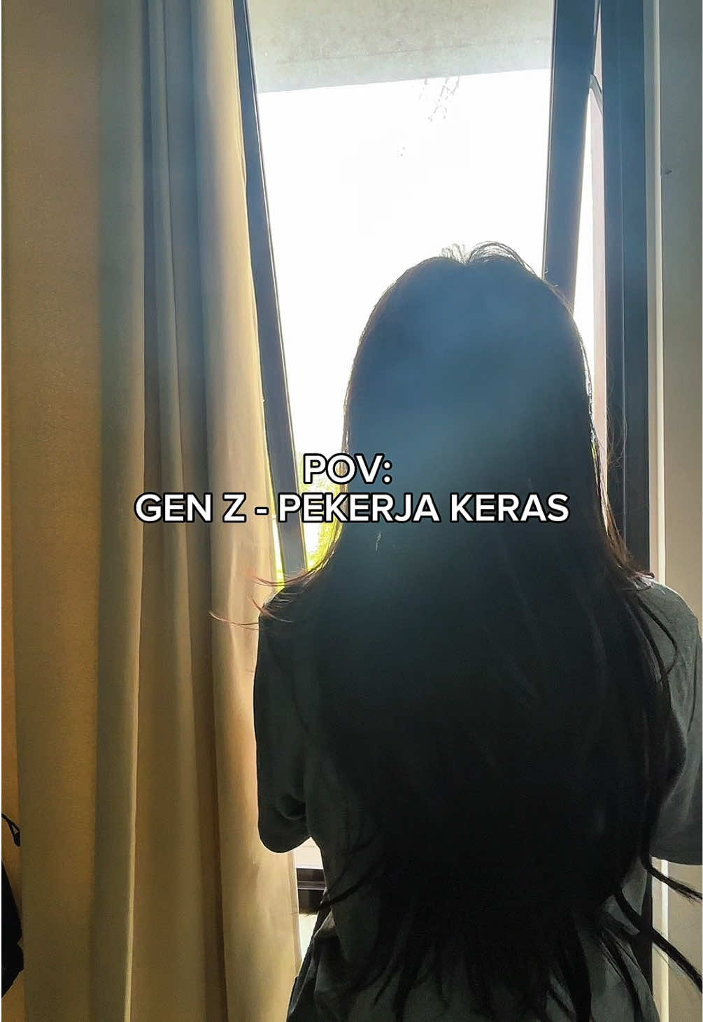 akulah si pekerja keras itu #pekerjakeras #genz #independentwoman #slay 