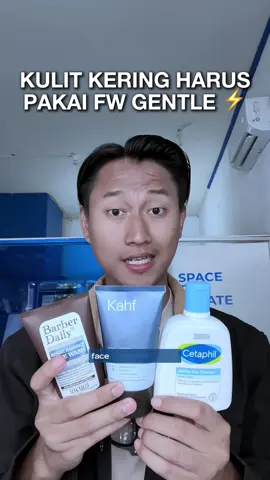 Sabun muka buat kulit kering sensitif ! Nih low ph semua 💧 #kahf #barberdaily #cetaphil #skincarepria #skincarecowok #sabunmuka #facewash 