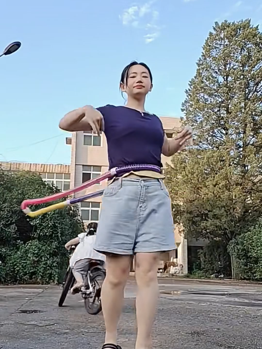 Soft Spring Hula Hoop - Easy for Beginners, No More Discomfort! 🔥 #WaistSlimmer #Lucky body#HomeWorkoutMY