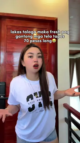 omg! gantong tela gusto ko beb😭 #whiteshirt #printedshirt 