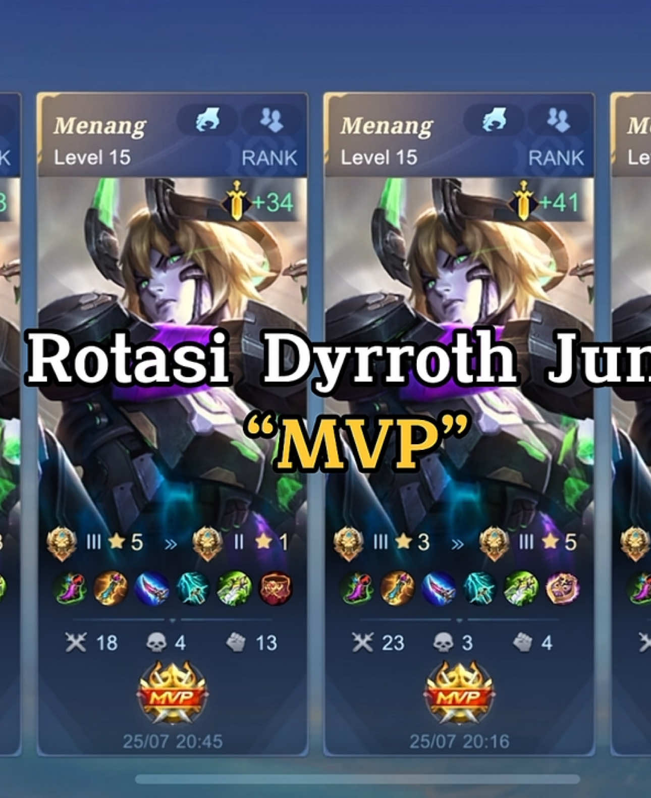 Jungler Fighter vs Jungler Assasin?😈 #yanzxdyrroth #MLBB 