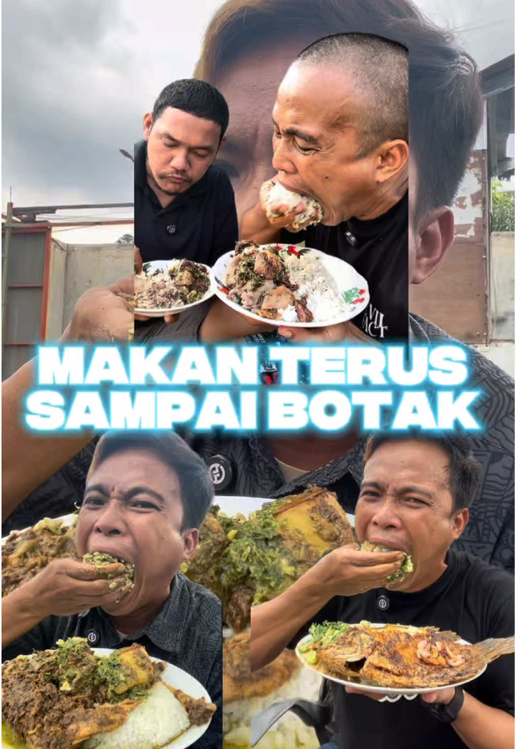 Makan Terus Sampai Botak 😂 Dengarkan Lagu Terbaik ❤️ * * #makanenak  #mukbang  #fypage  #fyp  #cupcut  #hiburan 