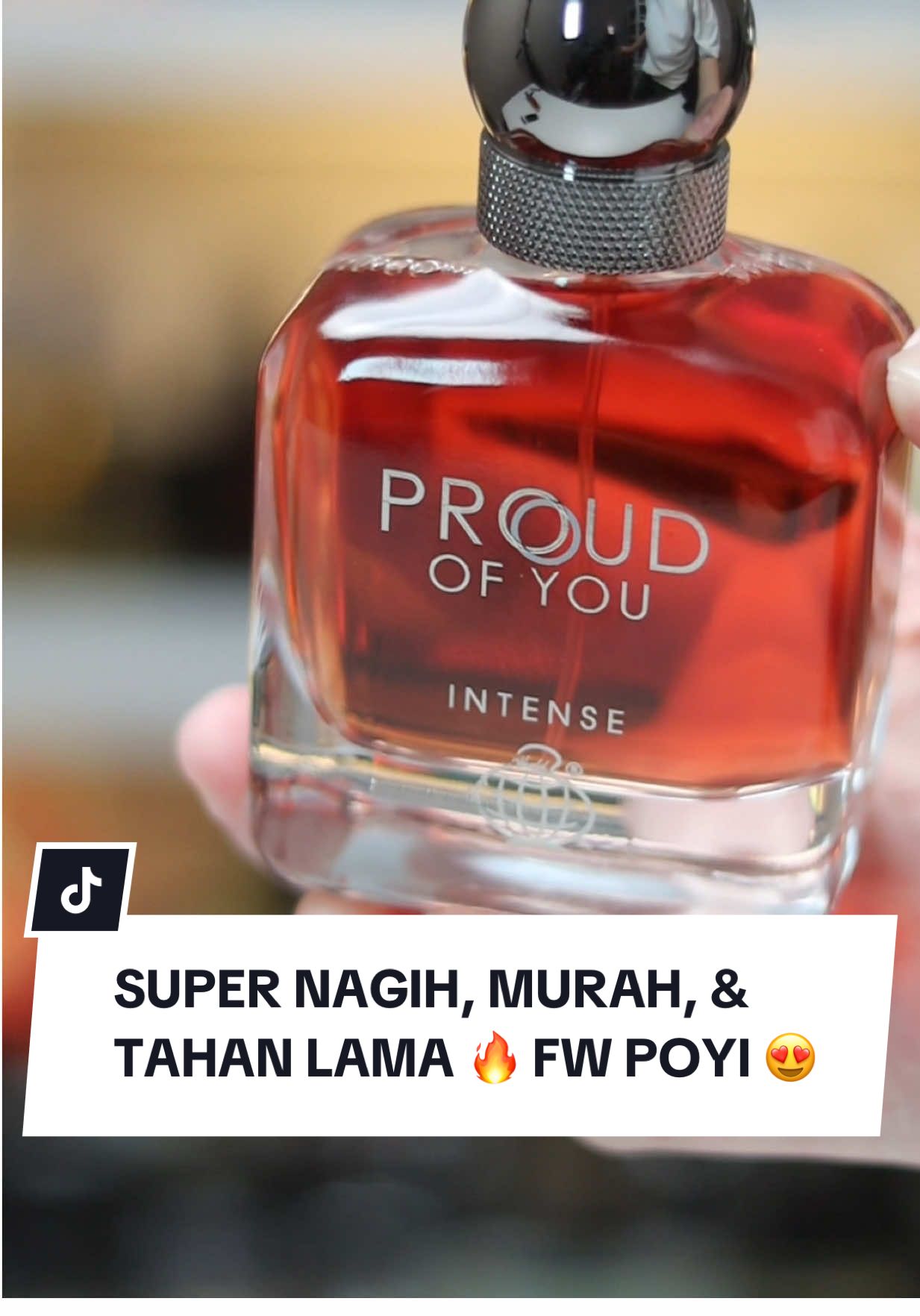 Cewe 100% nempel! Tag temenmu yg perlu tau tentang parfum ini 🔥 Fragrance World Proud of You Intense!  #indofragz #parfumcowok #parfumtiktok 