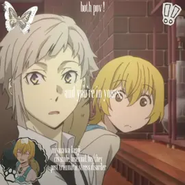 🐮⛓️ / #miyamenobsd / #kyusakuyumeno 𓏵 #kenjimiyazawa  — i used a chain for q bc . they were imprisoned their whole life . uhhh okay ^_^ also reminder kyu is 13 and kenji is 14 just in case anyone forgets !! — #fyp #bsdedit #bungoustraydogs #shipedit #ship #cutiepie #idkwhattohashtag #armeddetectiveagency #portmafia