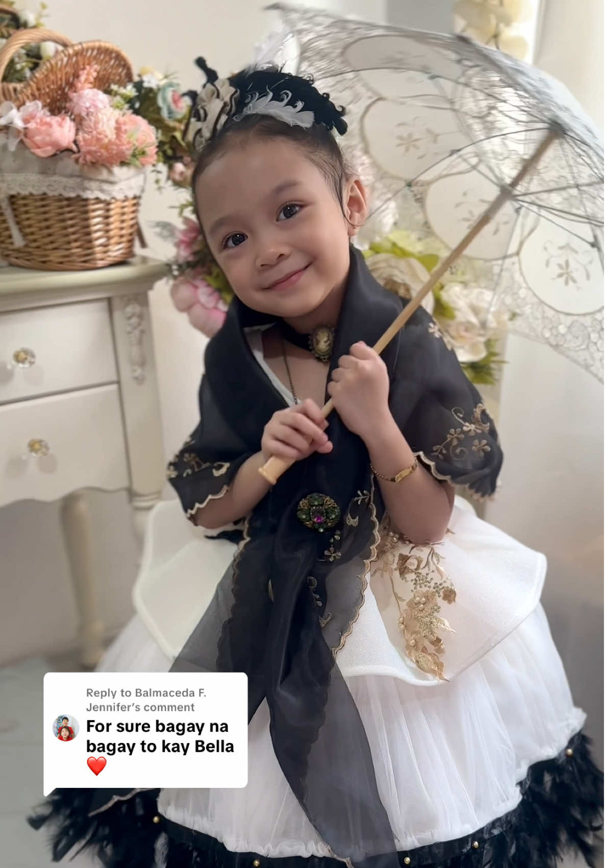 Replying to @Balmaceda F. Jennifer  Here po ang trial 🤍 #mariaclara  #modernmariaclaradress #modernfilipiniana #buwanngwika #DIY 