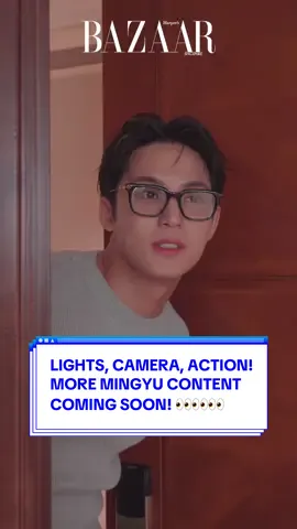 Lights, camera, fashion! 🎬😍 Before he headed to the reopening of @gentlemonster’s Marina Bay Sands store, we got ready with Mingyu, and asked him about his time in Singapore, his solo song, personal style and more.  Keep your eyes peeled for our 
