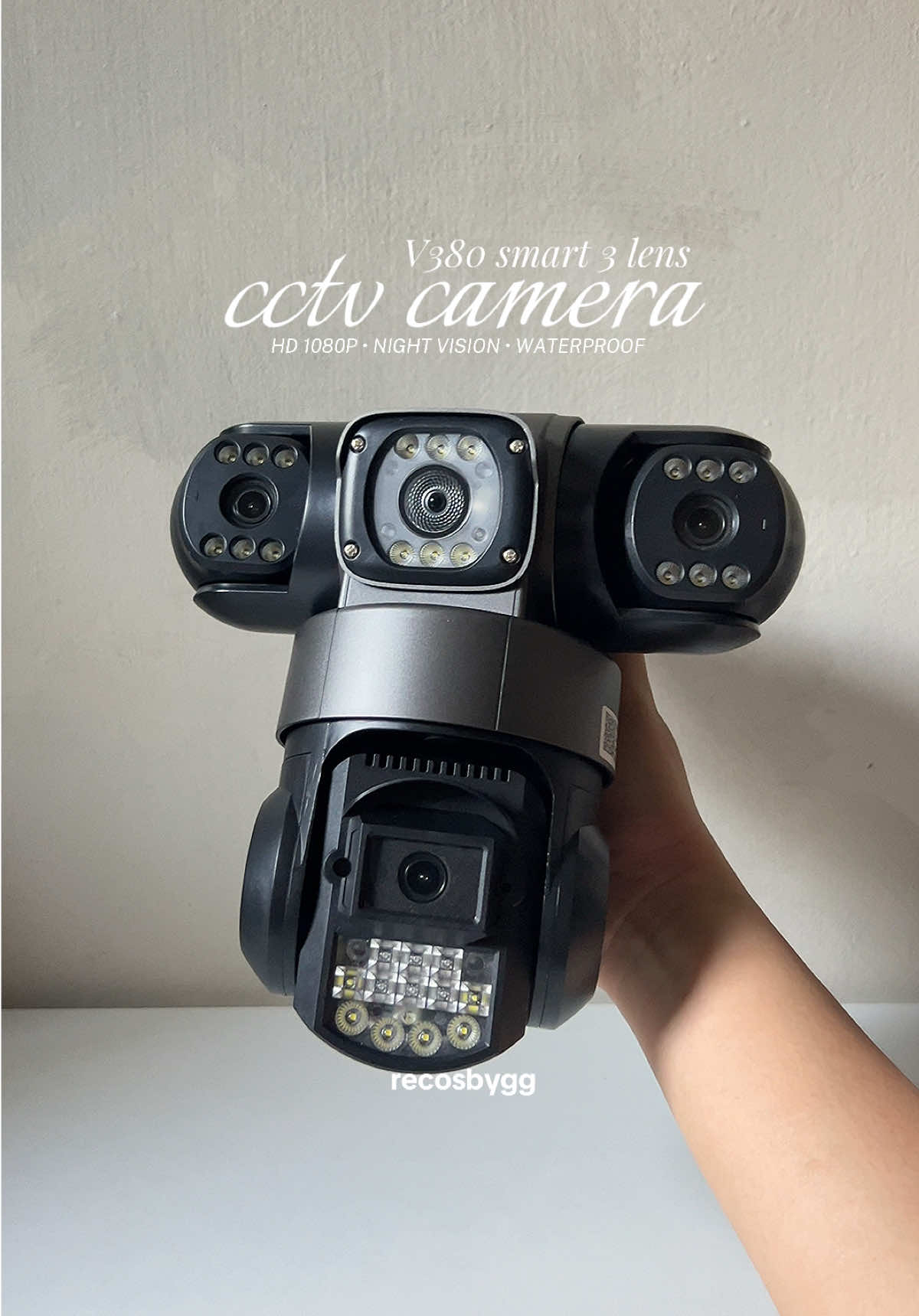 cctv camera is a must-have these days!  good thing nahanap ko tong V380 smart 3 lens cctv camera from @LUXARA Philippines and i love everything about it!  • easy to operate and install  • cost-efficient (you will get 3 cameras for the price of 1!) • 12MP HD camera   • motion detection, two-way audio #cctv #cctvcam #v380pro #luxaraphilippines #luxaracctv #v380smart3lenscamera #smartcctv #3lenscctv #smartcctv #Home #homeimprovement #safetyessentials #musthave ##cctvoutdoor #waterproofcctv #cctvcamerarecommendation #recosbygg