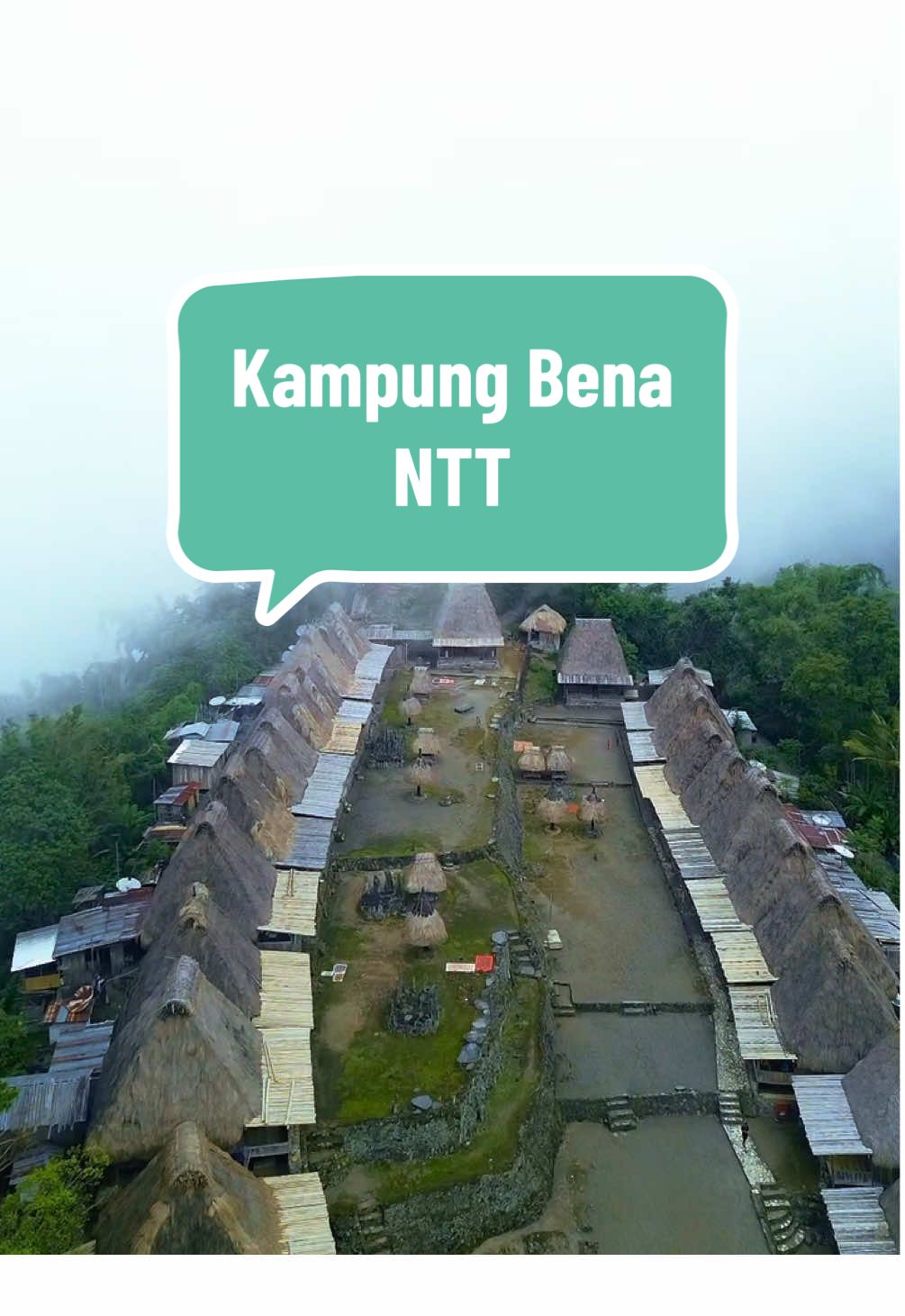 Fyi : Kampung Bena adalah salah satu perkampungan megalitikum yang terletak di Kabupaten Ngada, Nusa Tenggara Timur. Tepatnya di Desa Tiwuriwu, Kecamatan jerebuu, sekitar 19 km selatan Bajawa. #tempatwisata #indonesiatimur #flores #ntt #kampungbenabajawa #bajawa #megalitikum 