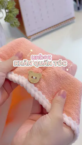 khăn quấn tóc siêu thấm hút nè#xuhuong #gocreview #unboxingvideo #viral 