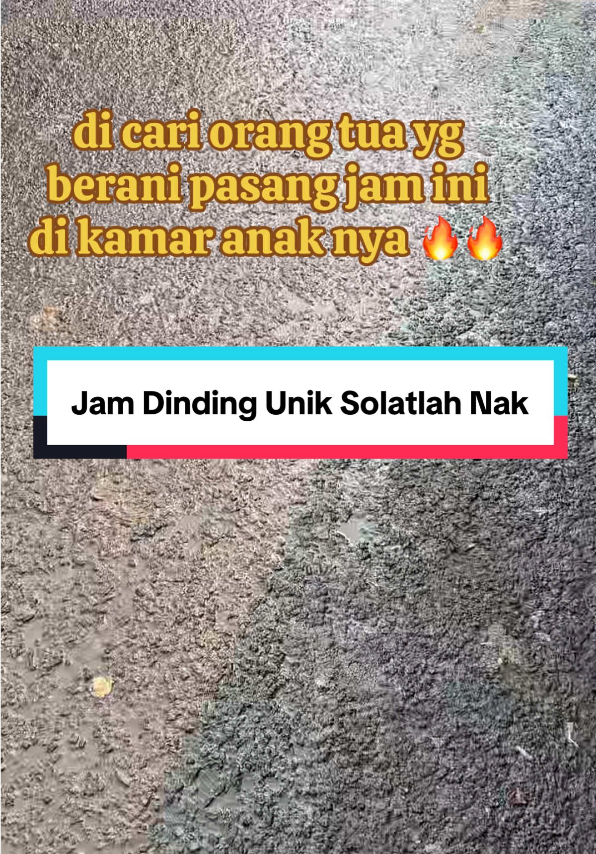 Jam Dinding Unik Solatlah Nak lima waktu#jam#jamdinding#jamviral#fyp#modalkontendoang 