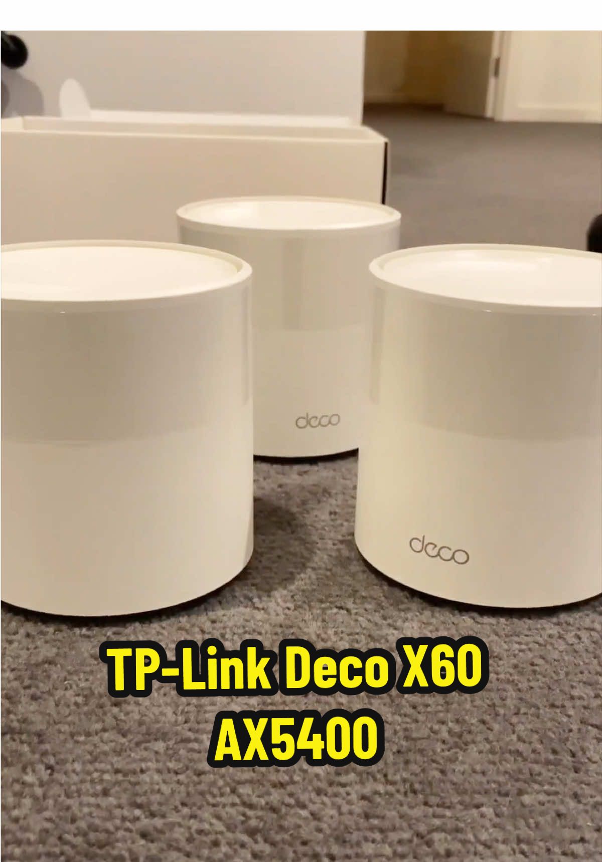 TP-Link Deco X60 | AX5400 | Al-Driven Whole Home Mesh Wi-Fi 6 System | MU-MIMO | Router. #tplinkdecox60 #decox60 #tplink #tplinkwifi #plinkrouter #TikTokShop #TikTokFinds #TrendingProducts #MustHave #TikTokMadeMeBuyIt #ShopNow #ViralFinds #BestDeals #HotDeals #OnlineShopping #TikTokShopFinds #ProductReview #ViralProducts #ForYou #FYP #FYPTrending #FYPViral #ForYouPage