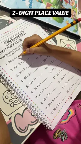 Ma a’advance talaga sa math ang mga anak nyo pag may workbook kayo ganito🥰 #mathematics #mathworkbook #placevalue #math 