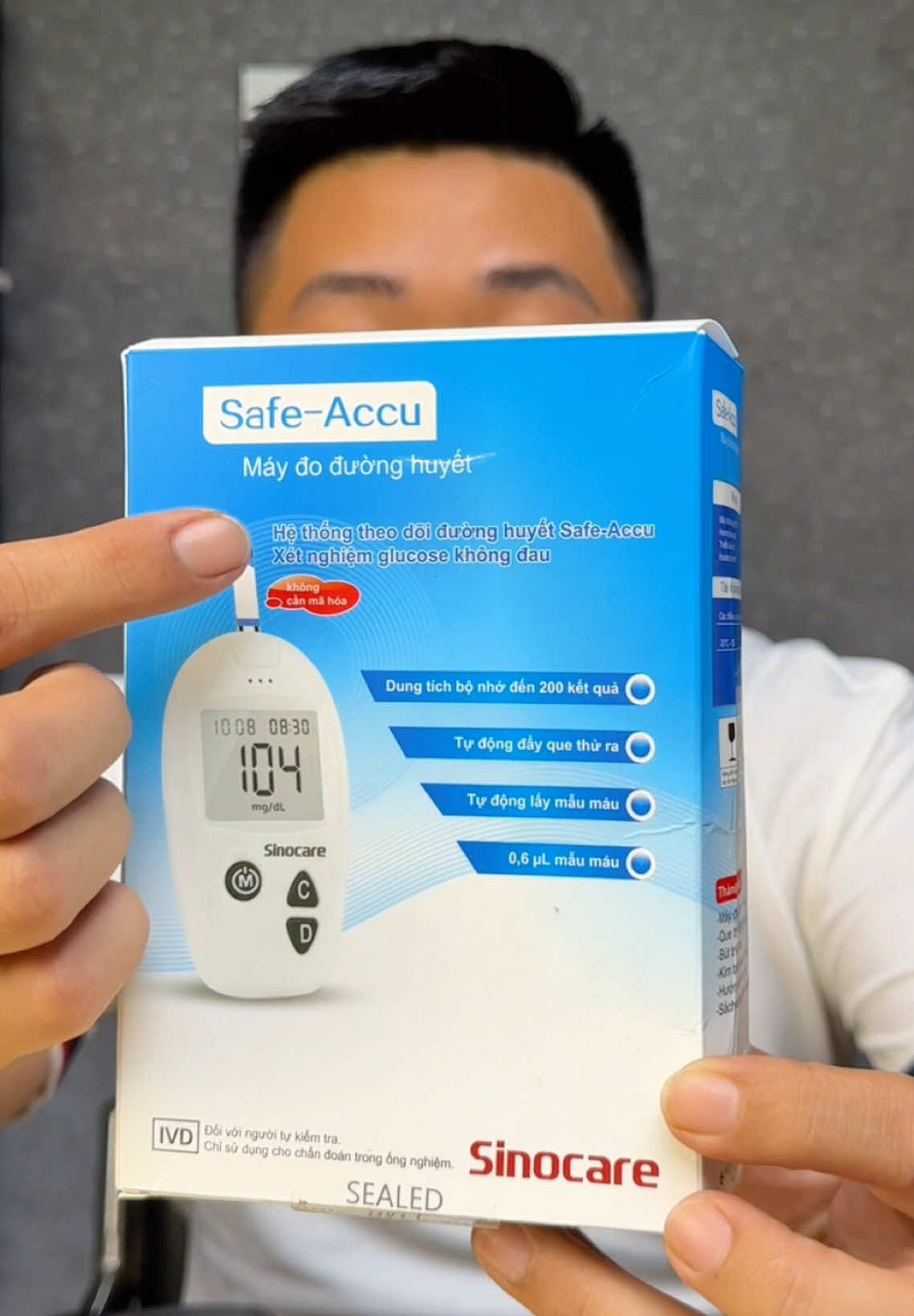 Máy đo đường, thử tiểu đường chính hãng, bảo hành trọn đời #maydoduonghuyet #shopnhatom79 #duonghuyet #tieuduong #muataitiktok #muataitiktokshop #suckhoe 