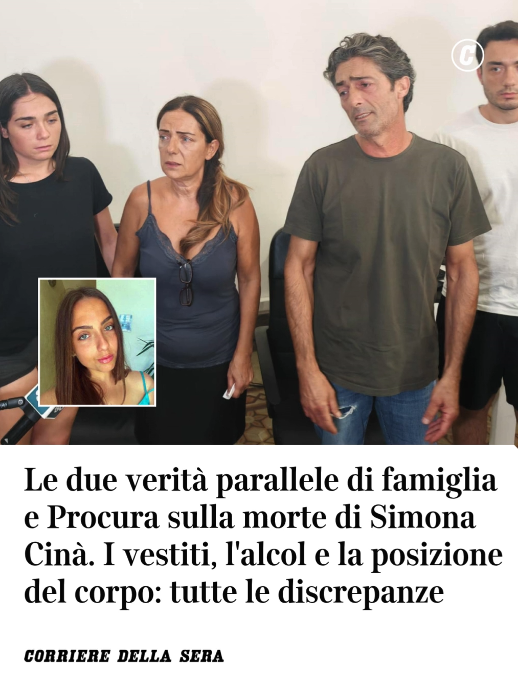 Due ricostruzioni molto diverse che alimentano i dubbi e i sospetti. E poche, pochissime certezze. Nella morte di Simona Cinà, la 20enne palermitana trovata senza vita sabato scorso nella piscina di una villa di Bagheria affittata per la festa di laurea di due amici, ci sono ancora tanti nodi che la Procura di Termini Imerese sta cercando di sciogliere. I magistrati, ieri, hanno diffuso una nota replicando in diversi punti alle ricostruzioni fatte dagli avvocati e dai familiari della ragazza. Ma partiamo dall’inizio. Simona non aveva problemi di salute. Era una atleta, giocava a pallavolo a livello agonistico ed era per questo spesso sottoposta a controlli medici. Sabato è uscita con amici per andare alla festa postando sui social video del viaggio in auto verso la villa. All’una ha scritto un messaggio alla madre per avvertirla che avrebbe fatto il bagno in piscina e avrebbe messo via il cellulare. 👉​ L'articolo completo di Lara Sirignano si legge sul Corriere​ #simonacinà #morte #palermo #indagini
