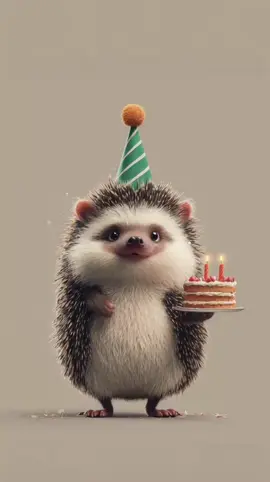 Der freche Igel gratuliert allen Geburtstagsnasen . Teile es mit deinen Freunden. 🎉🥳🦔 #fyp #cutecritters #cuteanimals #igel #birthday #geburtstag 