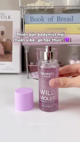 Phiên bản tím cho mấy nàng không thích ngọt nè, siu sang ✨🙆🏻‍♀️💜 #colorkeyrosé #wildviolet #bodymist #bodymistrosecrush #review #fyp #xuhuong 
