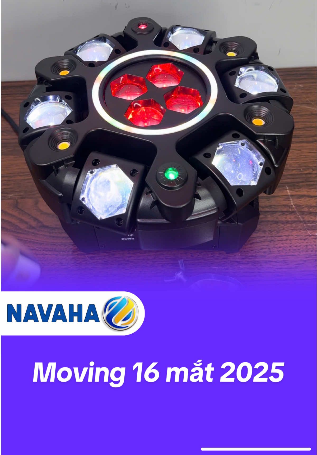 Moving 16 mắt bản 2025 mới về kho Navaha#Navaha #khodensankhau #denlaser #denmoving #denbayphong #dencambientheonhac #xuhuong