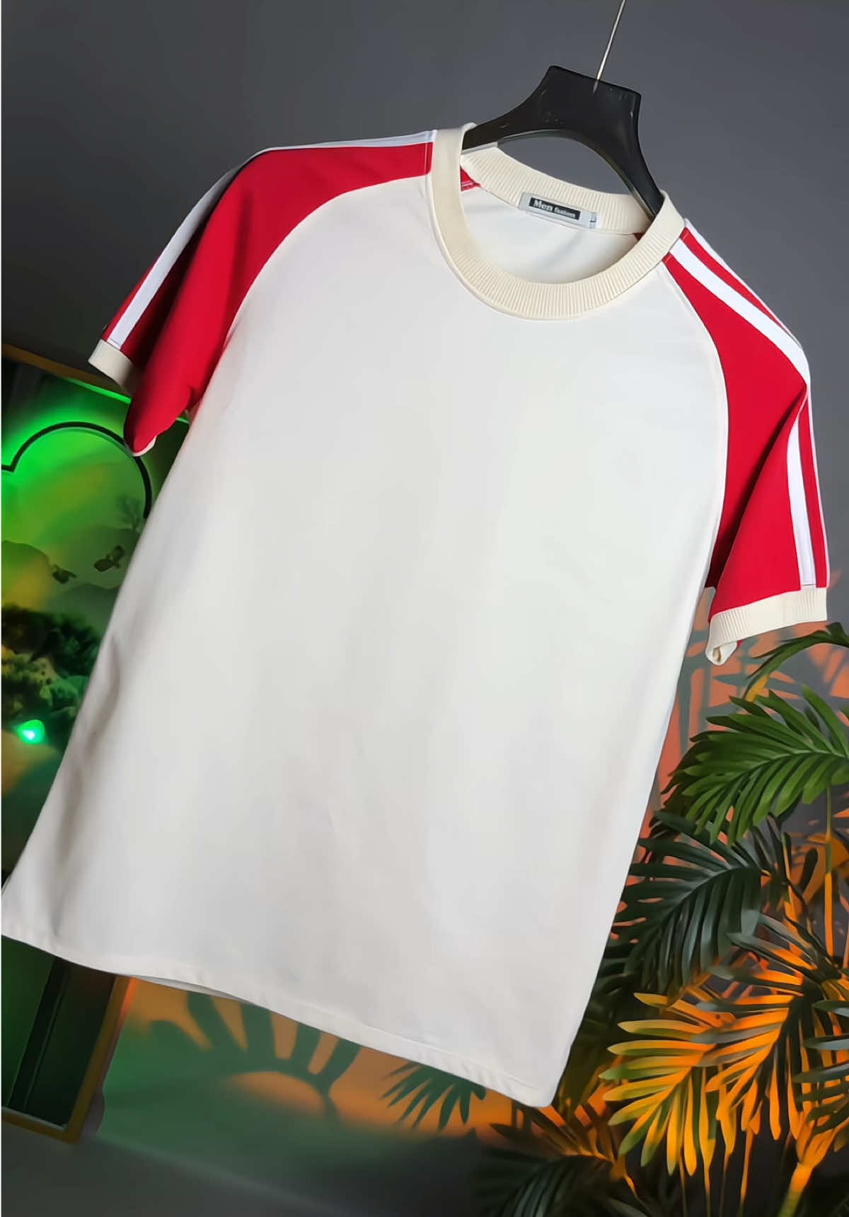 Áo Thun Nam Phối màu tay áo Boy Phố Unisex Tay Ngắn Cổ Tròn Chất vải Cotton #aothun #aothunnam #thoitrangnam #viralvideo #xuhuong 