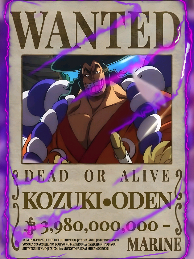 Oden Nitoryu ☠️ || ⚠️ Bounty hanya editan  #onepiece #onepieceedit #kozukioden #margawod #margawof #axeeonepiece 