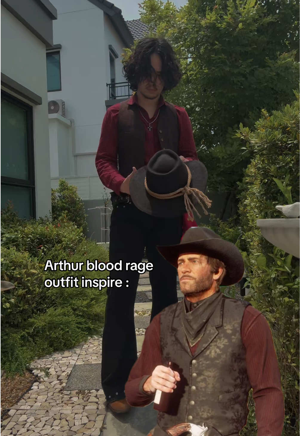 I love this pants btw #fashion #outfit #style #vintage #cowboy #fyp #viral #fashiontiktok #reddeadredemption2 #arthurmorgan #reddead 