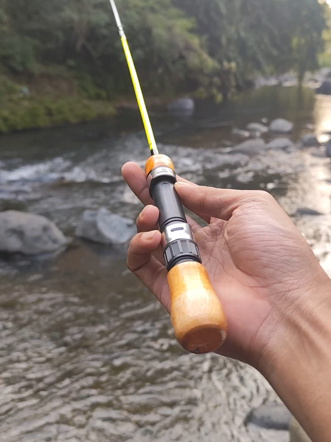 READY MASBRO 🔥 STOK TERBATAS !!!  JORAN MURAH KUALITAS WAH✨ joran wader super lentur panjang 120cm #joranwader #mancingwader #microfishing #umpanwader #racikanumpan 