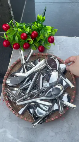 Combo 30 cây muỗng ăn cơm #emngoctaphoa86 #muonginox #muong 