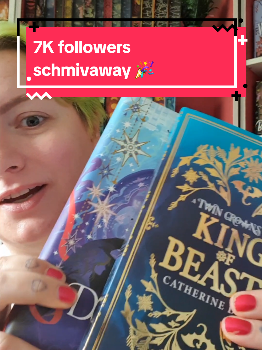 Thank you so much for 7000 followers 🎉 To say thank you and celebrate, I'm schmivawaying a special edition of Darker By Four and a physical proof of King if Beasts.  Just like and comment which book you'd love to win. Share away if you're feeling generous too! UK only for postage reasons. Thanks again 💜 #books #BookTok #booktoker #fantasybooktok #romantasy #specialeditionbooks #schmivaway #BookRecommendations 