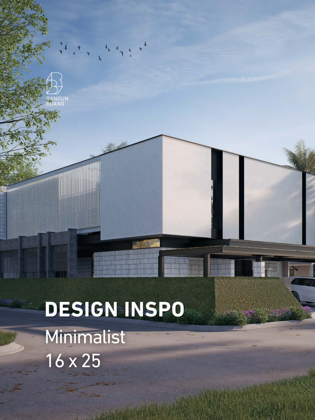 Exterior Design, Minimalist Style Location : Jakarta Year : 2025 Bangun Ruang Studio Studio Arsitek Jakarta #bangunruangstudio #jasaarsitek #arsitekjakarta #arsitekindonesia #exterior #desaineksterior #exteriordesign #interior #desaininterior #minimalism #minimalisthome #minimalistdesign #fyp 