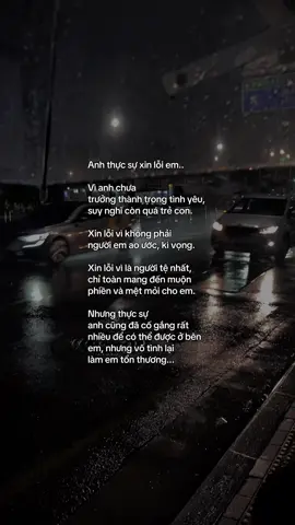 “Xin lỗi em…” #tamtrang #suyymottchut #viral #fyp 