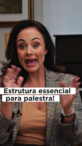 A estrutura perfeita para uma palestra inesquecível 🎁 Quer aprender mais a como falar em público de uma forma que as pessoas nunca esqueçam de você? CLIQUE NO LINK DA BIO e participe do meu evento presencial no dia 9 de outubro em São Paulo. 📲