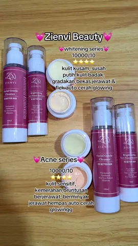 yang mau pakek zienvi wajib sesuaikan dengan kondisi kulit kamu ya beauties😘😘💓💓🫶🏻🫶🏻#zienviskincare #zienvi 
