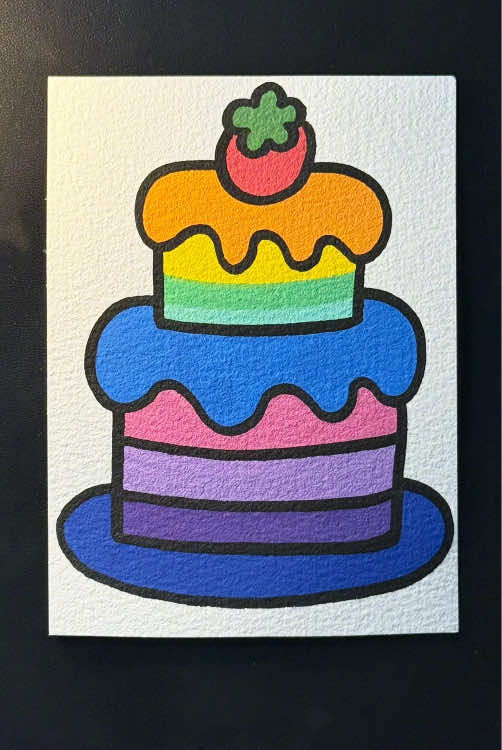 #painting #satisfying #coloring #fypシ #colors #acrylicmarker #arttok #satisfyingvideo 