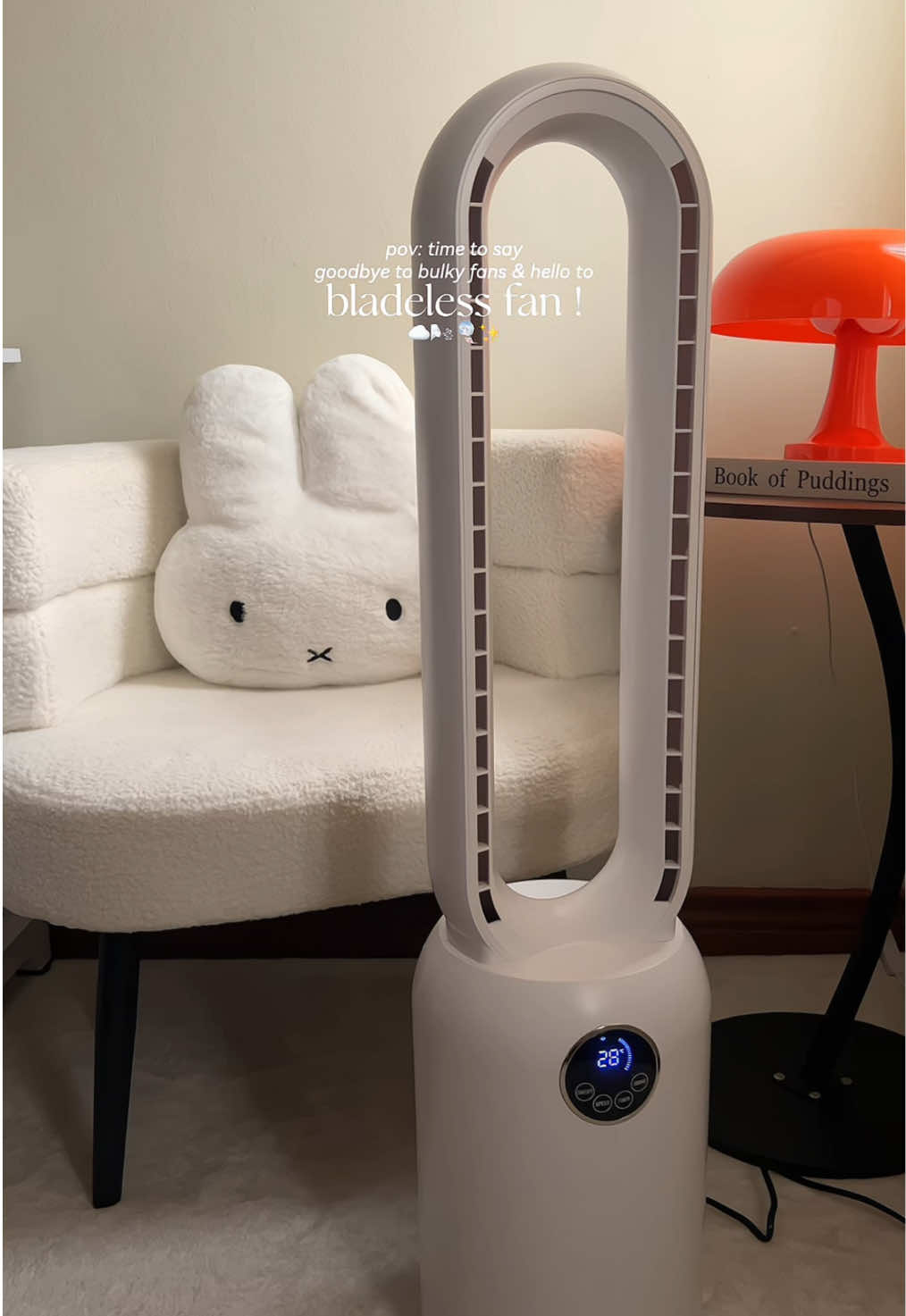 this fan is everything you could wish for — it purifies air, saves energy, and safe for kids! 😩🍃 #fan #bladelessfan #electricfan #towerfan #airpurifier #fyp #trending #viral 