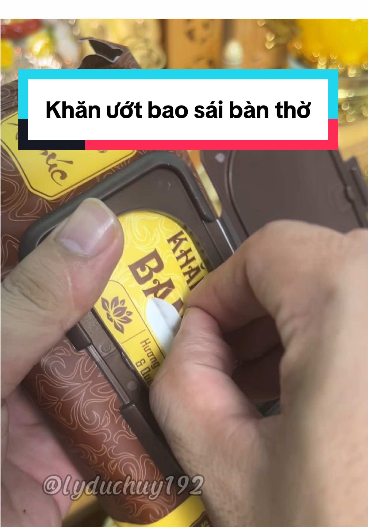 Khăn ướt bao sái bàn thờ #khanuotbaosai #khanlaubantho #khanuotlaubantho #lyduchuy192 #xuhuong 