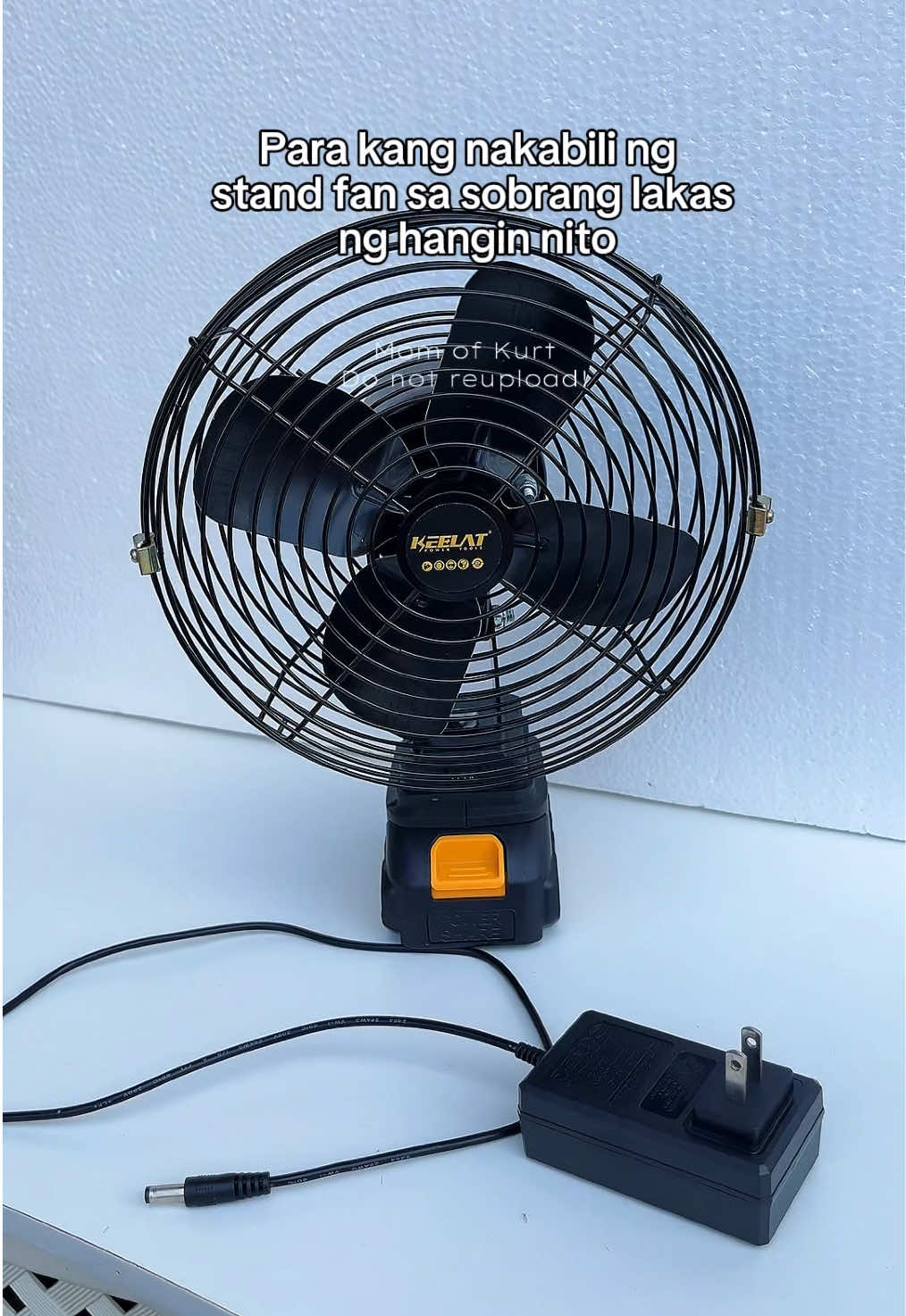 Keelat Lithium Ion Fan — malakas ang hanging matagal pa malowbat! #keelatfan #rechargeablefan #lithiumionbatteries 