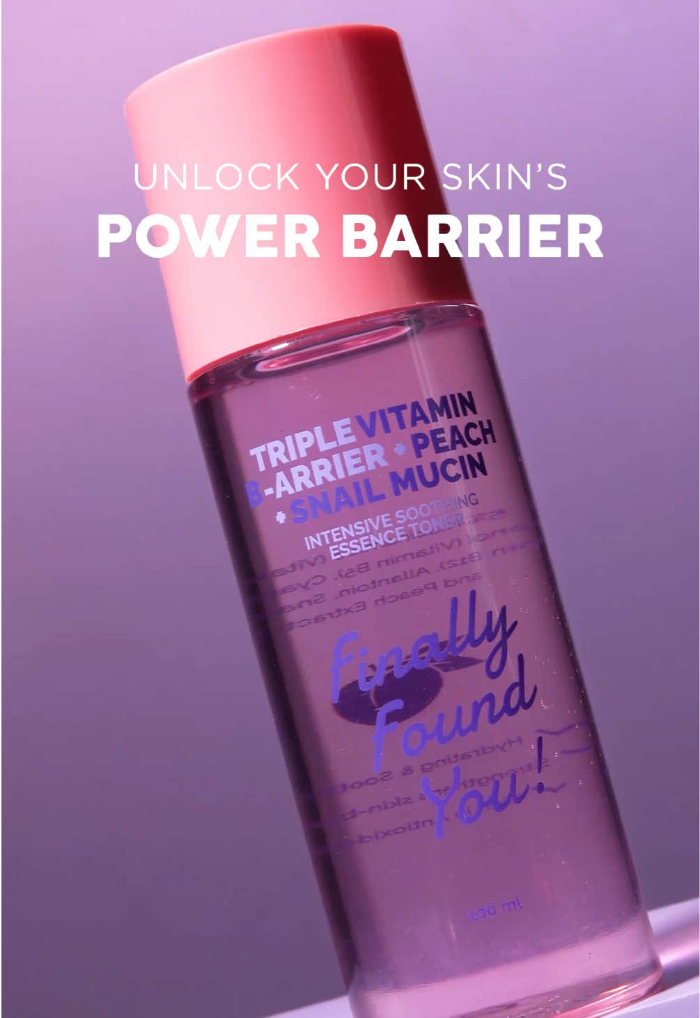 🩷Say hello to your skin’s new obsession!🩷 TRIPLE VITAMIN B-ARRIER + PEACH + SNAIL MUCIN Intensive Soothing Essence Toner – essence toner yang dirancang khusus untuk bantu memperkuat skin-barrier kulit kamu. Dengan kombinasi Vitamin B complex, peach extract, dan snail mucin, essence toner ini akan membantu ✨ Menenangkan kulit yang sedang iritasi ✨ Meredakan kemerahan ✨ Menjaga kekuatan skin-barrier Gunakan setiap hari untuk mendapatkan kulit yang lebih tenang dan lebih kuat! So.. Are you eady to glow up? 🌸 #FinallyFoundYou #FinallySimple 