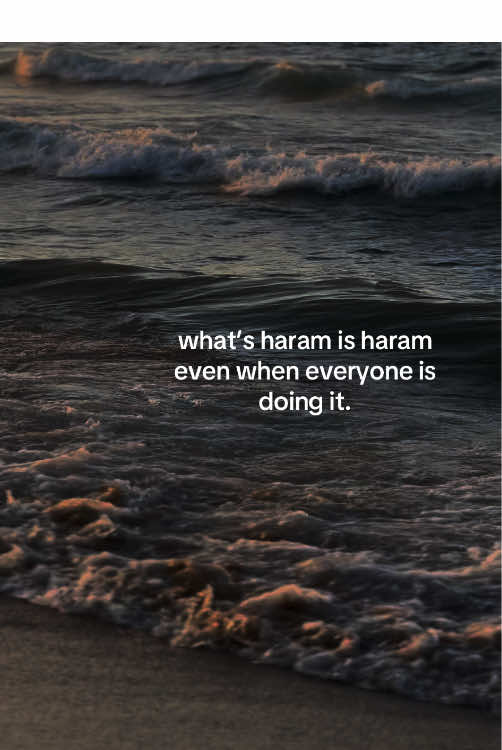 what’s haram is haram ☝🏻 #haram #deenoverdunya #islamic_video 