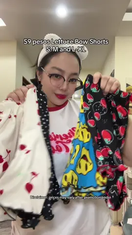 PAMBAHAY SHORT NA HINO-HOARD KO!🥰 Note: Short prints are subject to availability #pantulog #sleepwear #cute #short #midsize #plussize 