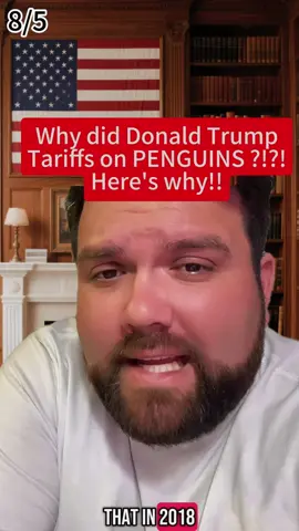 Here’s why Donald Trump put a Tariff on Islands where “only penguins” live. #tariff #usa #tradewar #china #american #chinese #america