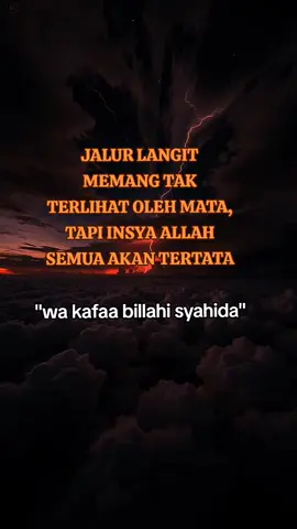 jalur langit, wa kafaa billahi syahida