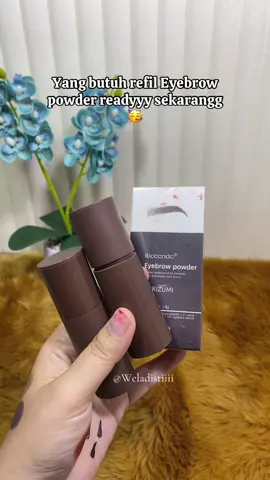 Yg udah habis Eyebrow powdernya bisa beli refilnya aja ya🥰 #eyebrows #paketalis #cetakanalis #alis #sulamalis #aliscantik #fyp 