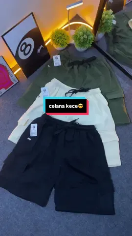 promo 3 pcs celana cargo pendek😎🤩 #outfit #fashion #celanapendek #beli1dapat3 #fyp 