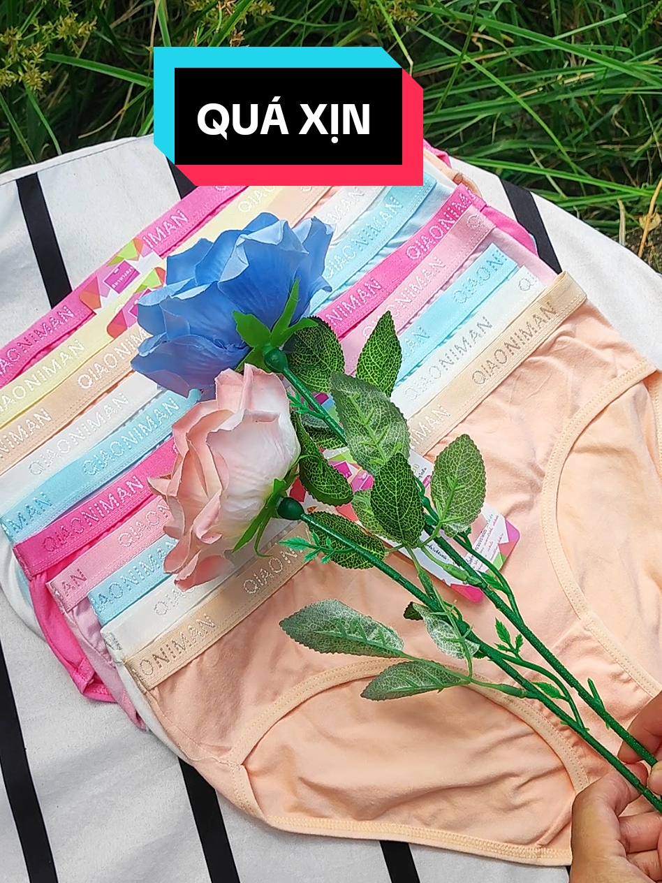 THUN COTTON THÁI XỊN. CE NÀO 3 THÁNG RỒI CHƯA THAY THÌ TRANH THỦ HỐT LẸ #quanchipren #quanchipsieure #quanchipnu #dolot #quancotton 