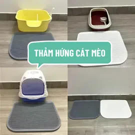 😊❤️ Thảm hứng cát mèo dùng trước nhà vệ sinh, bồn cát mèo, chậu cát mèo. #thamcatmeo #cat #meo #nhavesinhmeo 