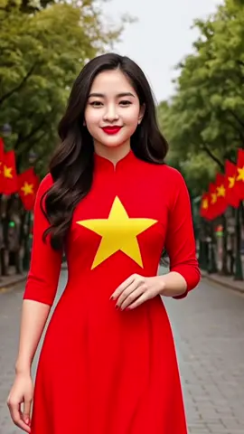 Áo dài cờ đỏ sao vàng #phuongphuongreview90 #hottrend #xuhuongtiktok2025 #viraltiktok #aodai #chupanhaodai #codosaovang 