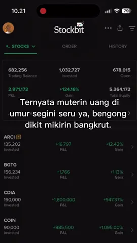 😁🫵🏻 #trading #saham #stockbit #bibit #fyp