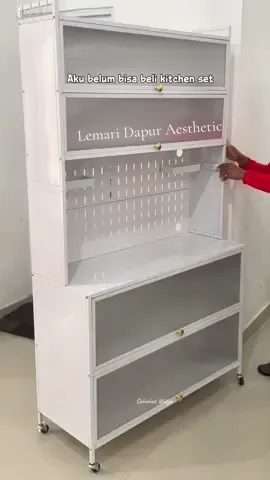 Lemari penyimpanan didapur minimalis Aesthetic #lemaridapur #lemaripiring #lemaripenyimpanan #raklemaridapur #alatdapur 
