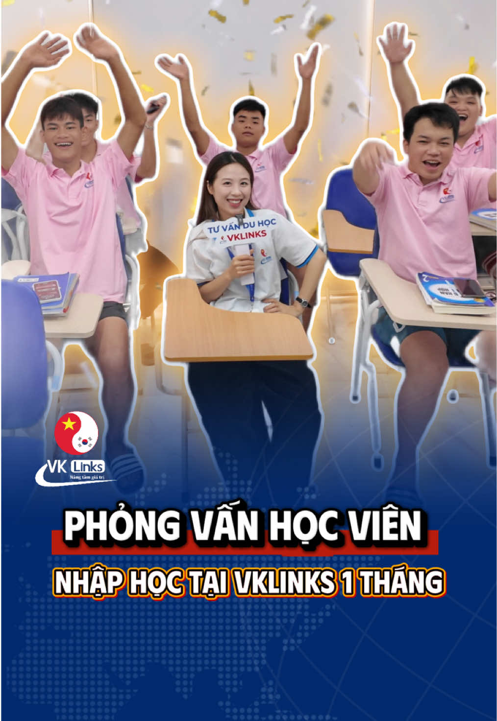 Thầy cô thân thiện - Anh chị nhân viên nhiệt tình… cùng lắng nghe cảm nhận của các bạn học viên tại VKLinks sau 1 tháng nhập học nhé #viral #trending #vklinks #visa #duhochanquoc #duhochanquoc🇰🇷🇻🇳 