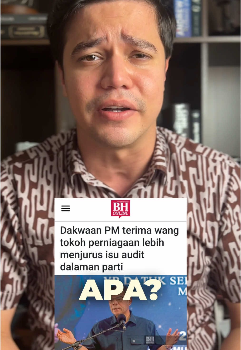 Polis bawah KDN. KDN bawah PM. Berani ke diorang siasat? 🤔